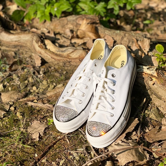 Converse Lugged Swarovski White customized mimanera